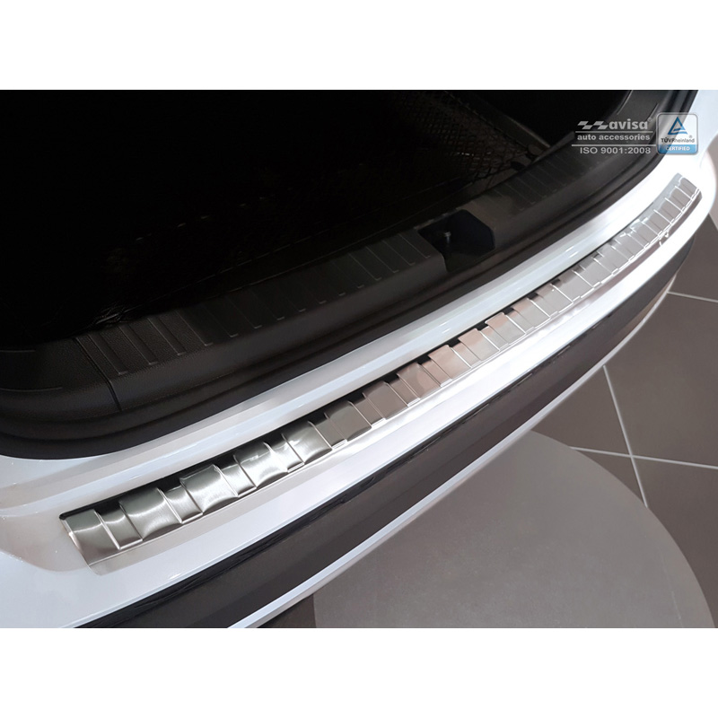 Stainless Steel Rear bumper protector  Seat Ateca 2016-2020 & FL 2020- 'Ribs'