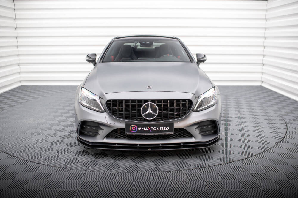 Voorspoiler passend voor Mercedes C43 W205 Coupe FL Maxton