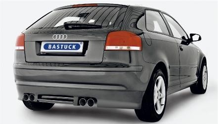 Achteraanzet Audi A3 8P Bastuck