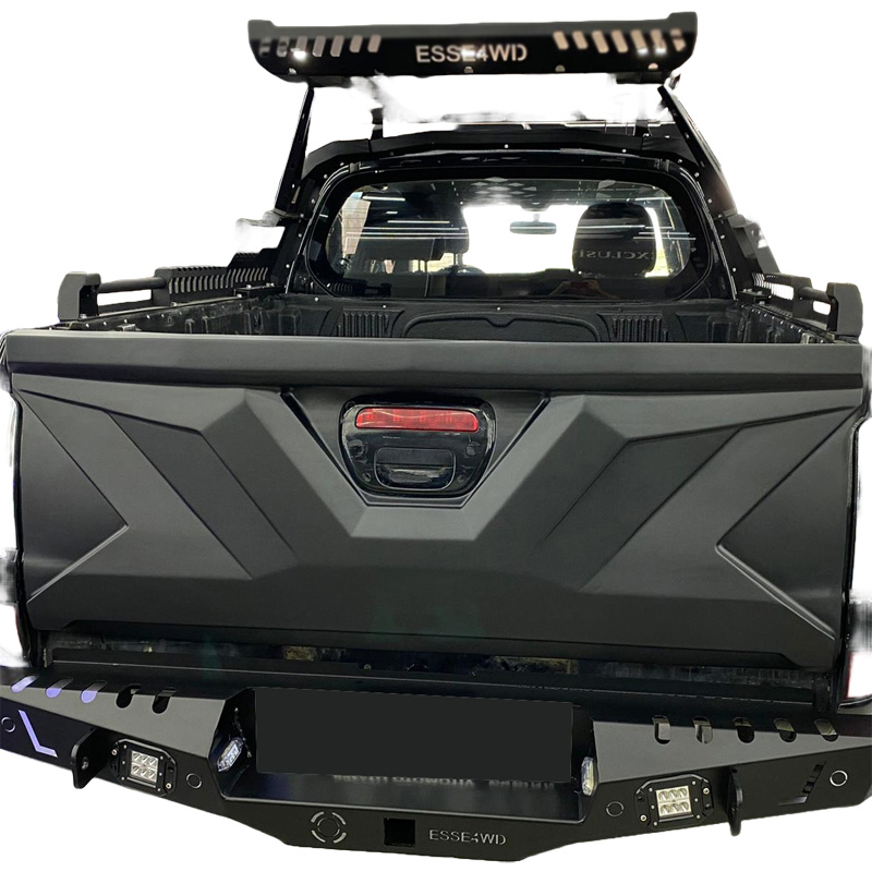 Tailgate Cover  Mitsubishi L200 Triton 4 2010-2014 - Matt black