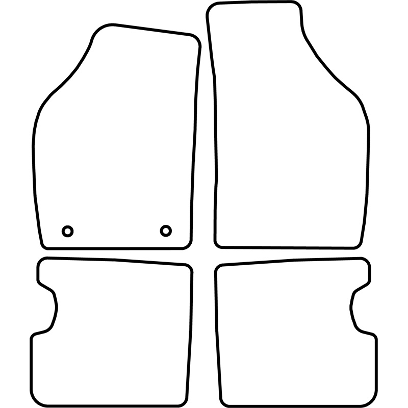 Set car mats  Lancia Ypsilon 2003-2011