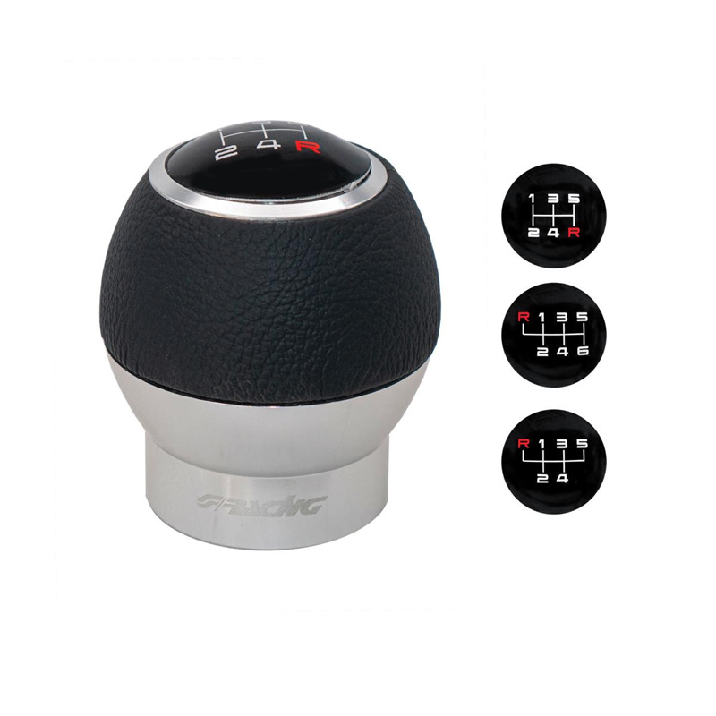 Simoni Racing Gear Knob Special Hype - Black/Chrome (for reverse lock-out)