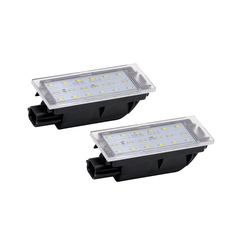 Set LED License Plate Lights  Smart ForTwo (453) 2014-