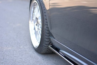 Zijskirts passend voor VW Golf 6 GTI / GTD Glans Zwart