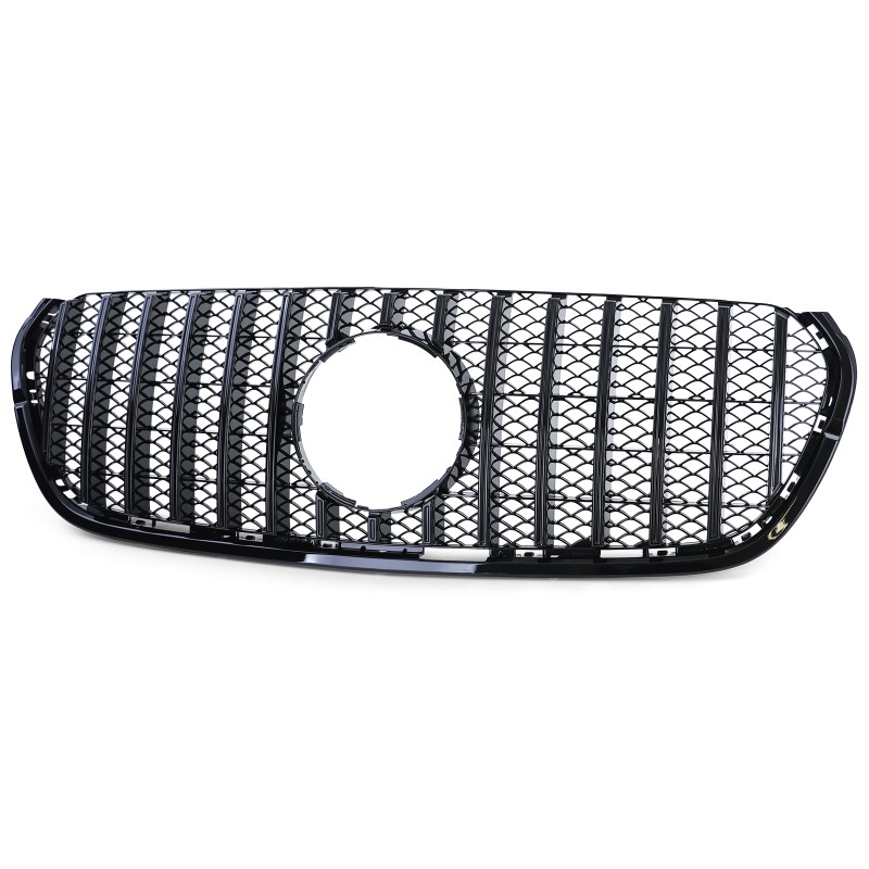Grill passend voor Mercedes X klasse W470 17-20 GT Look Zwart