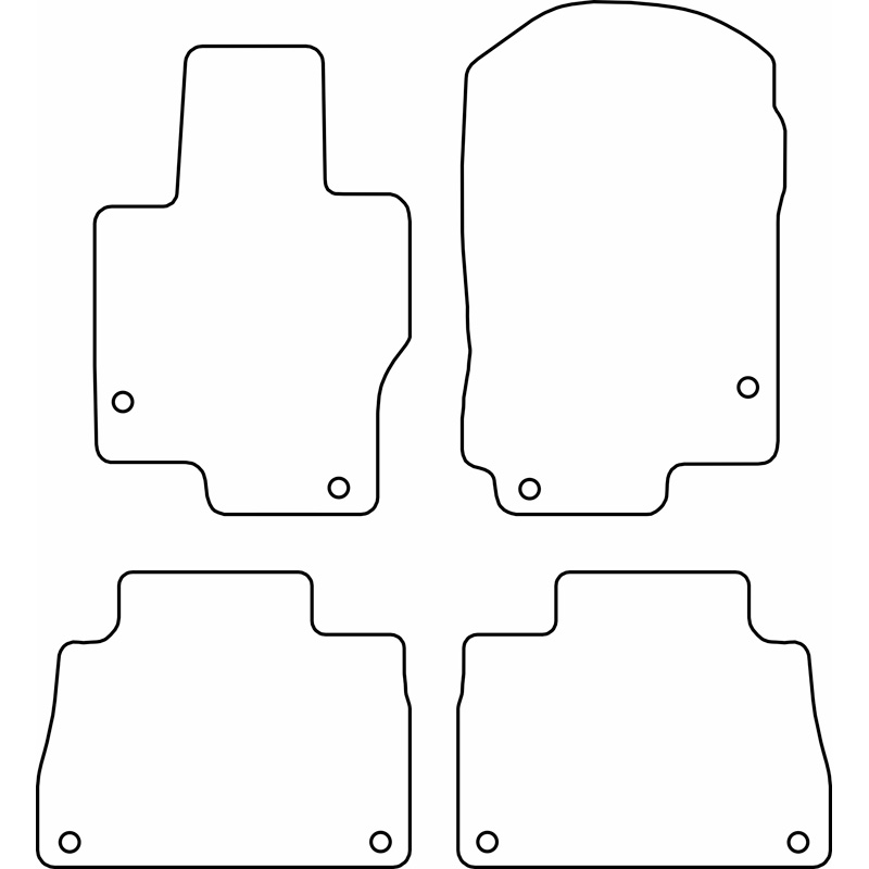 Set car mats  Mercedes GLE II Coupe (C167) 2019-
