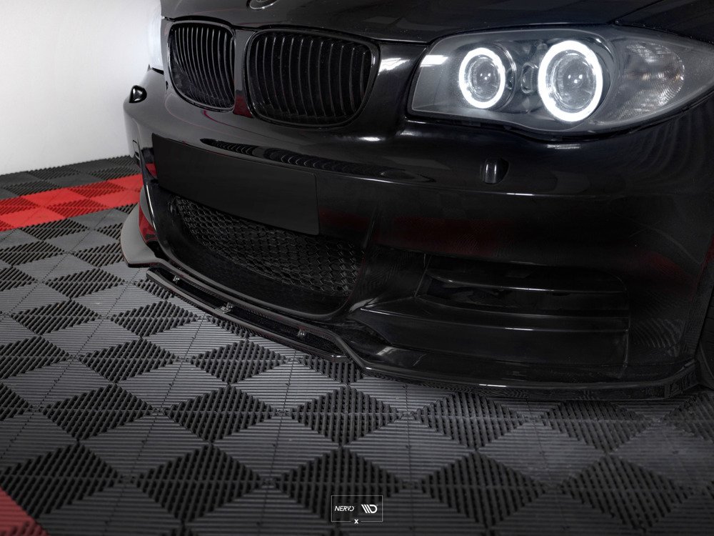 Voorspoiler passend voor BMW 1-Serie E82 2007-2013 Facelift M-Pack Gloss Black