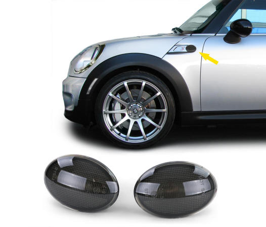 Turn Signals Mini R55 R56 R57 06-14 R58 R59 11-14 LED Dynamic Black
