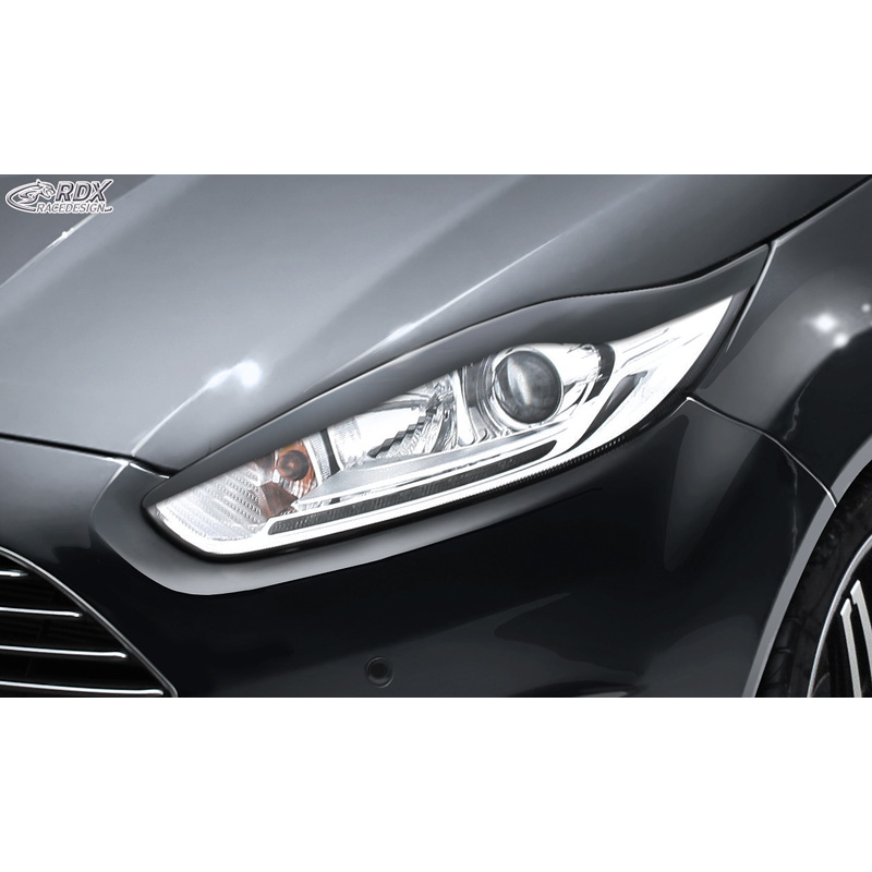 Head light spoilers  Ford Fiesta VII Facelift 2012-2017 (ABS)