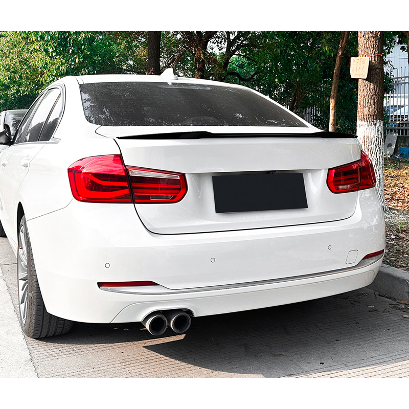 Rear spoiler  BMW 3-Series F30 Sedan 2012-2019 (ABS Glossy Black)