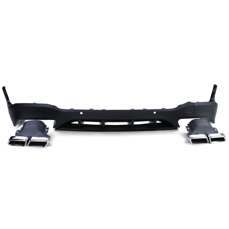 Achterbumper Diffuser passend voor Mercedes GLC X253 (2015-..) AMG Design