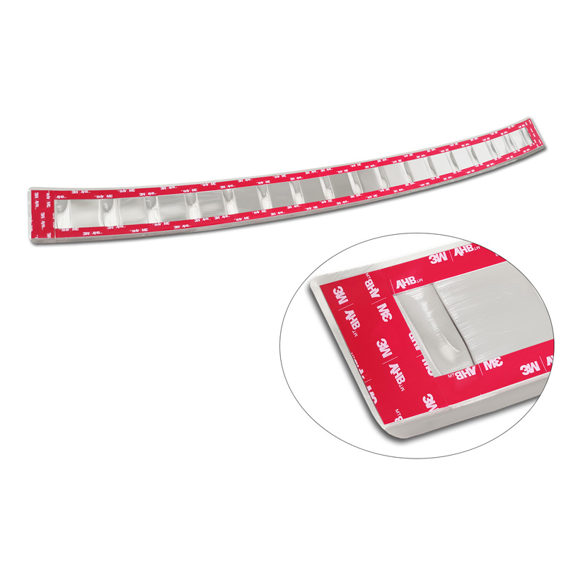 Stainless Steel Rear bumper protector  Seat Ibiza 6F Facelift 2021- 'Ribs'