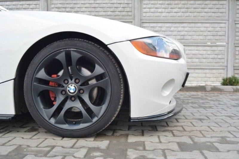 Voorspoiler passend voor BMW Z4 E85 / E86 (Preface) Glanzend Zwart V.2