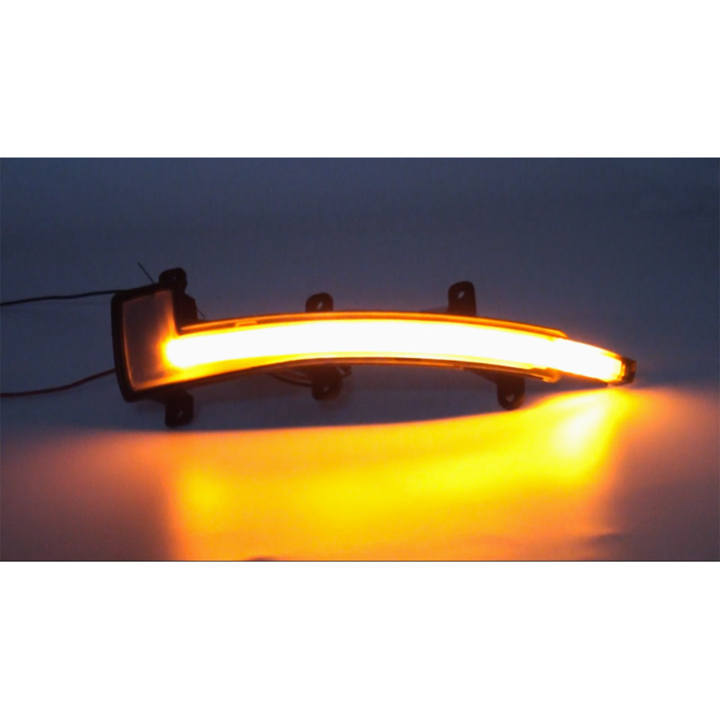 Set LED Side-Mirror Indicators  Audi TT 2006-2014 & R8 2007-2016 - Smoke - incl. Dynamic Running Light