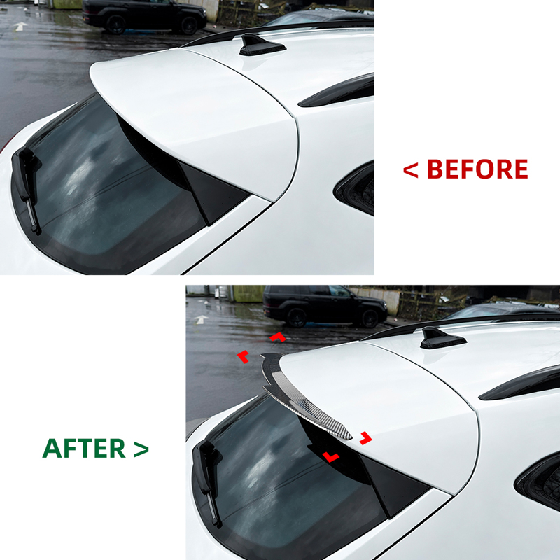 Roof spoiler (Spoiler Cap)  Cupra Formentor 2020-2024 & Facelift 2024- (ABS Glossy Black)