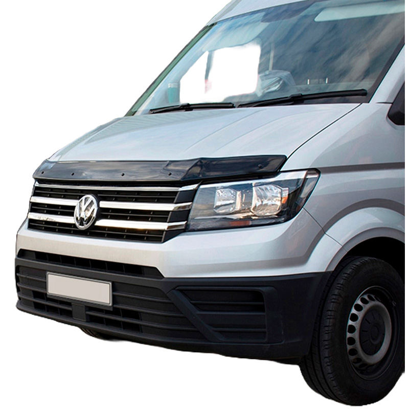 Bonnet Protector  Volkswagen Crafter MK2 2016- & MAN TGE MK1 PreFacelift 2016- - Gloss black