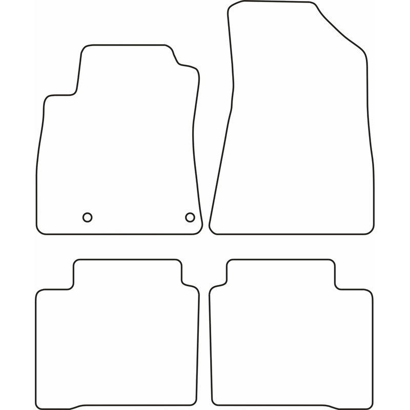 Set car mats  Kia Niro II PHEV 2022-