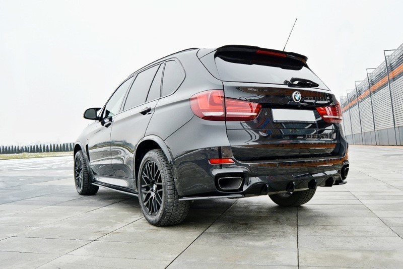 Zijskirts passend voor BMW X5 F15 M Pakket Maxton Glans Zwart