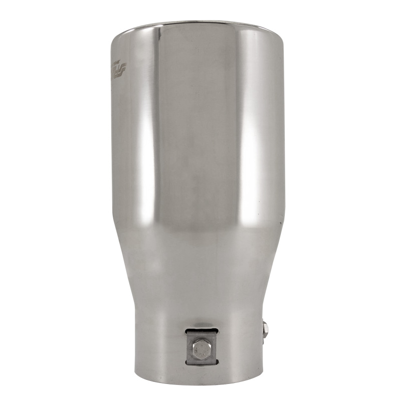 Simoni Racing Exhaust Tip Round Inox - Ø103xL200mm - Installation ->72mm