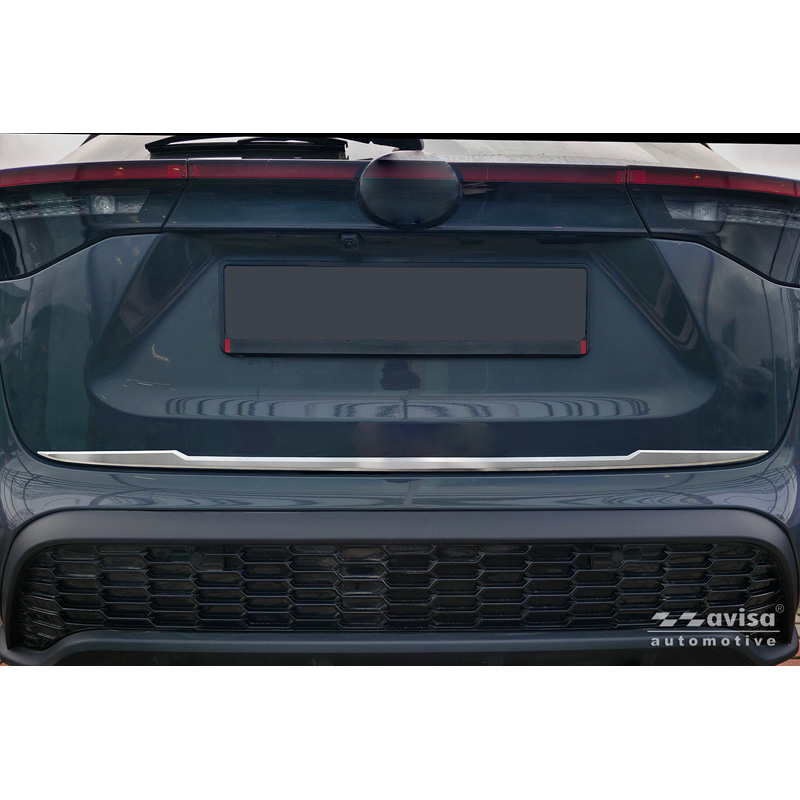Avisa Brushed Stainless Steel Trunk Tailgate Trim Cover  Toyota Yaris Cross (MXP) 2020-