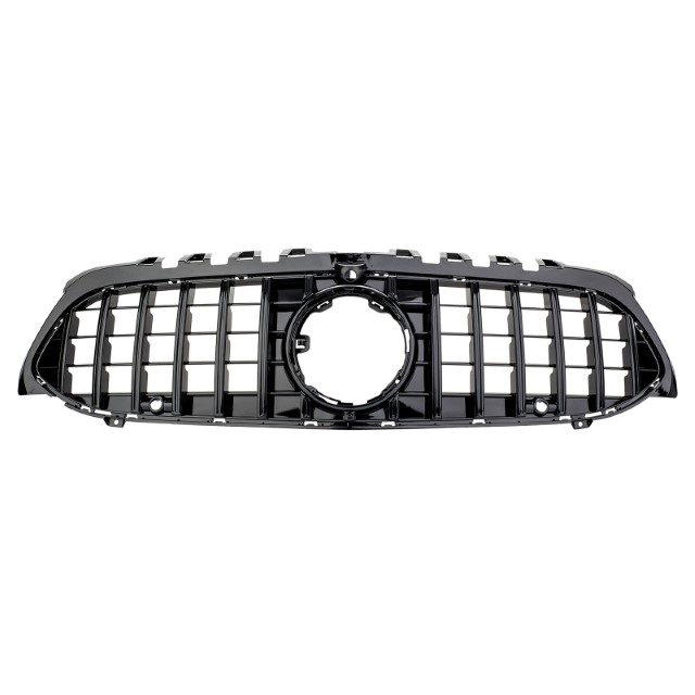 Grill passend voor Mercedes A klasse W177 GT-Look met Camera Zwart