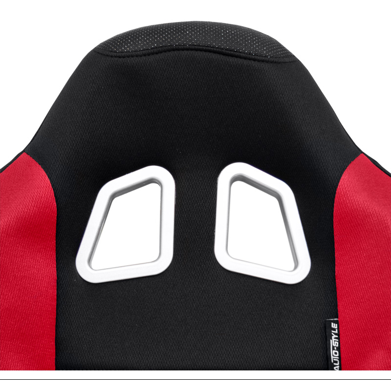 Sport seat 'K5' - Black/Red - Non-reclinable back-rest - incl. slides
