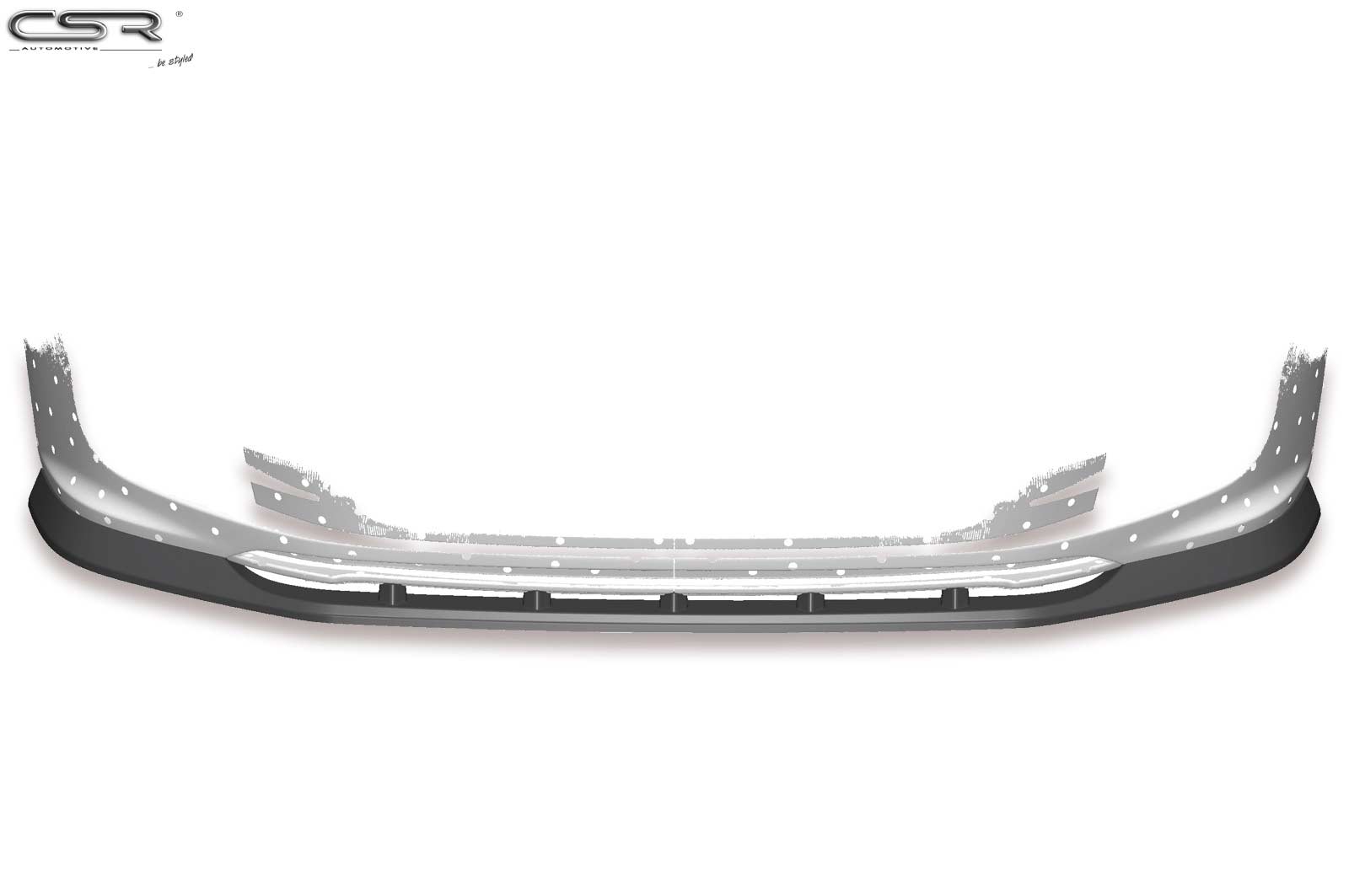 Voorspoiler passend voor VW Golf 6 GTI Edition 35 Glans Zwart – 05/2011–11/2012