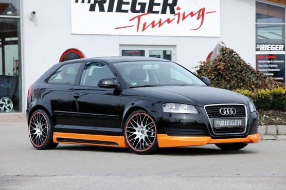 Spoilerlip Audi A3 8P ABS 06- Rieger