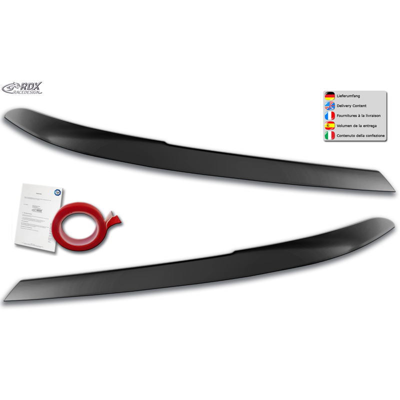 Head light spoilers  Volkswagen Passat 3G B8 2014-2019 & 2019- (ABS)