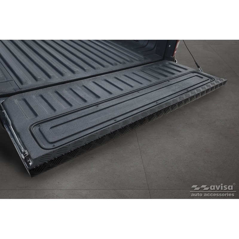 Aluminium Tailgate protector  Volkswagen Amarok 2010- Black