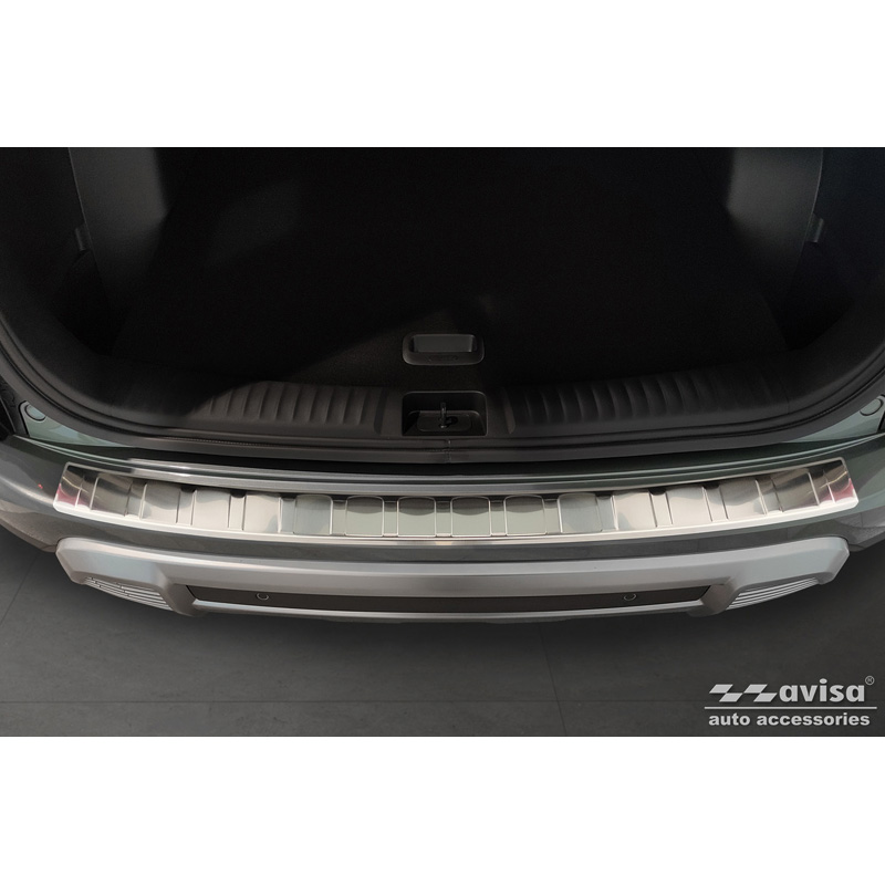 Stainless Steel Rear bumper protector  SsangYong Torres (J100) 2022- 'Ribs'