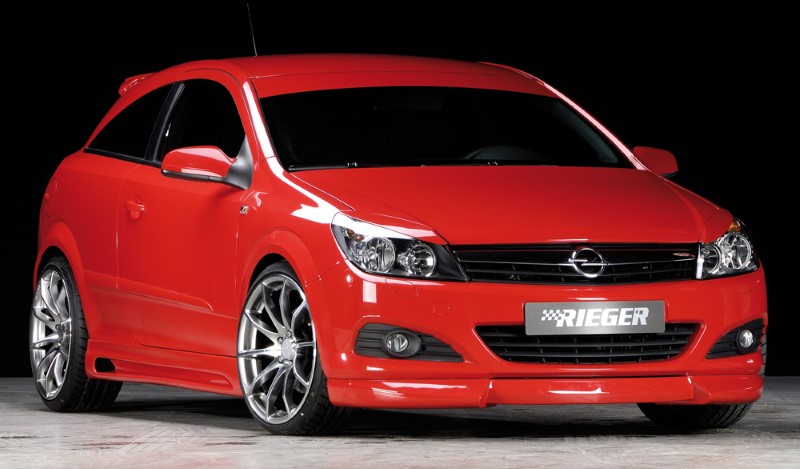 Sideskirts Opel Astra H GTC Rieger with uitsnede