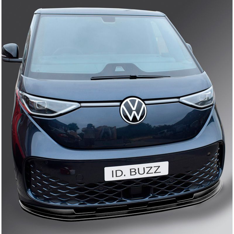 RGM Front spoiler  Volkswagen ID.Buzz & ID.Buzz Cargo 2022- - Gloss Black (ABS)