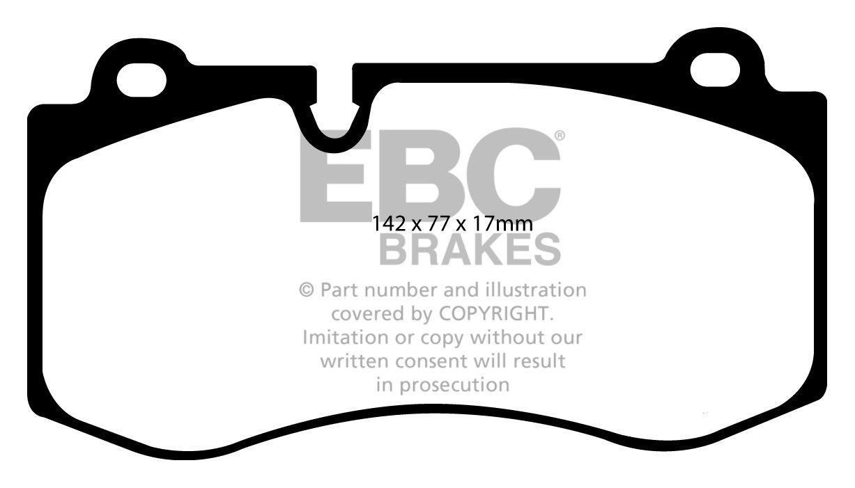 EBC Brakes VW Golf I 1.5 74-78 Remblokken voorzijde