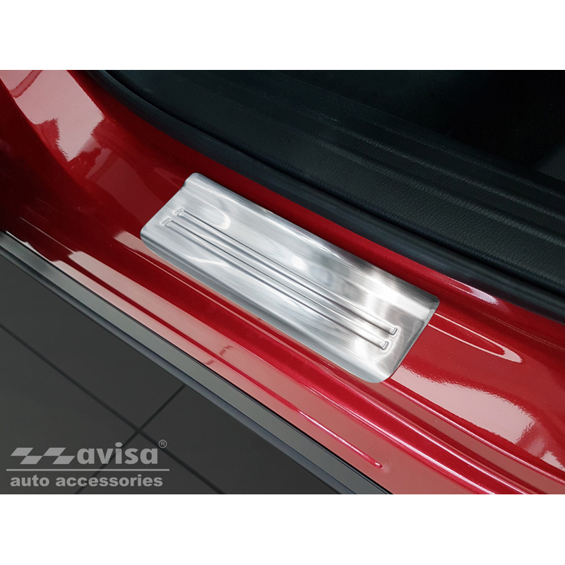 Stainless Steel Door sill protectors  Mazda CX-5 II 2017- incl. Facelift 'Exclusive' - 4-pieces