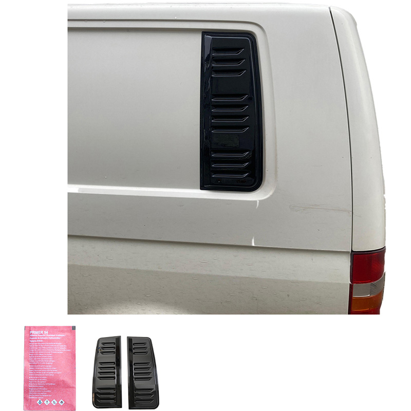 Oneway Air Vents  Volkswagen Transporter T5.1/T6/T6.1 2010-2022 (Long wheel base) - Gloss black