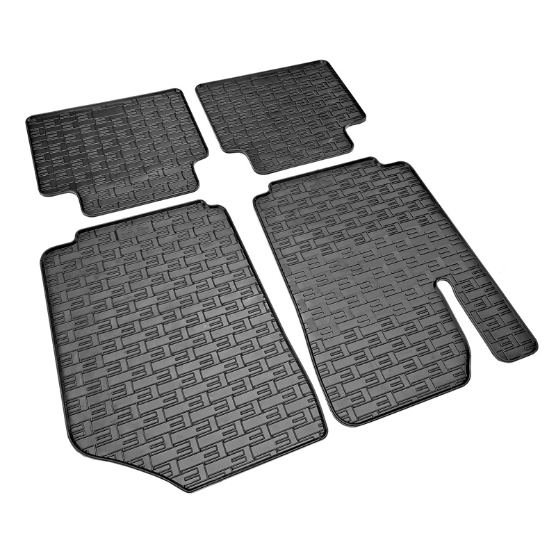 Rubber car mats set  Seres 3 Electric 2021- (4-pieces + fixing system)