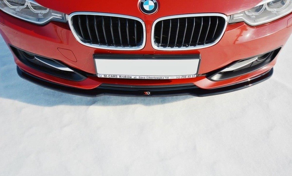 Voorspoiler passend voor BMW 3 Serie F30 11-15 Glossy Black