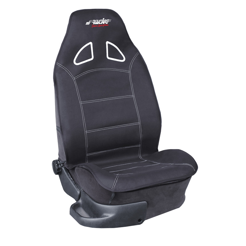 Simoni Racing Seat Cover Racing - Black - 1 piece for Front Seat