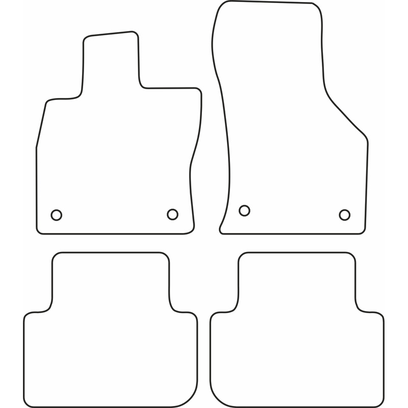Set car mats  Skoda Octavia III 2013-2017 & 2017-2020