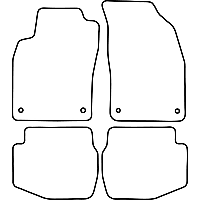 Set car mats  Toyota Paseo 1996-2000