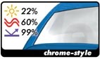 Sunfilter Tintvisor CFC Chrome-style 0.19x150cm