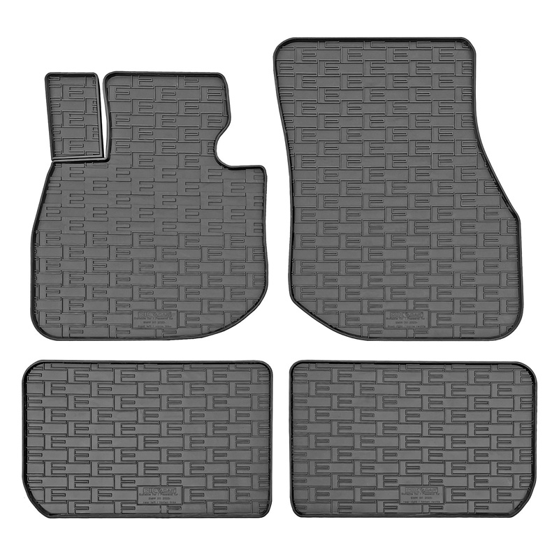 Rubber car mats set  BMW iX1 (U11) 2022- (4-pieces + fixing system)