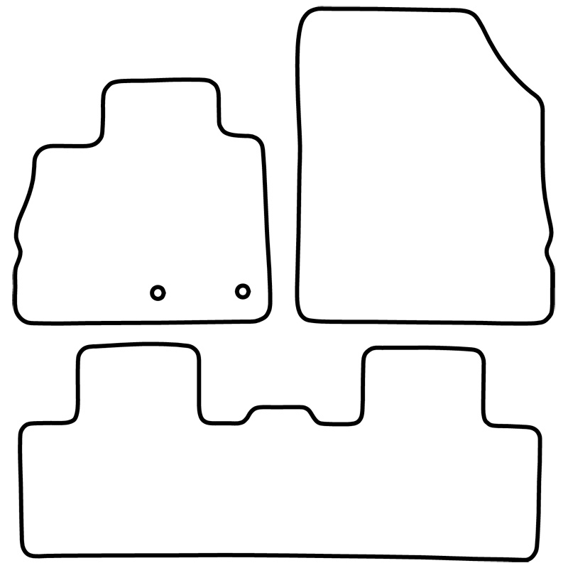 Set car mats  Renault Scenic IV 2016-