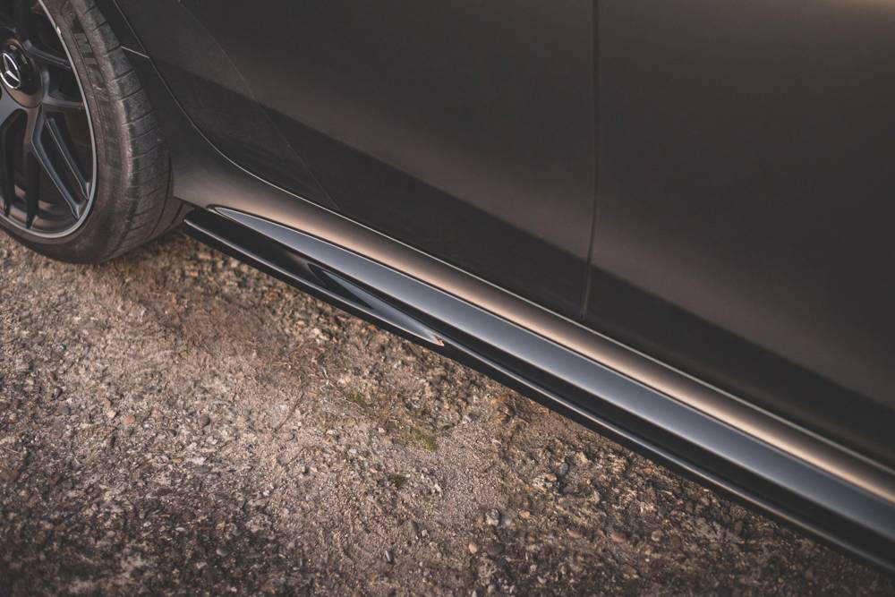 Zijskirts passend voor Mercedes-AMG GT 53 4 Deurs Coupe Glans Zwart