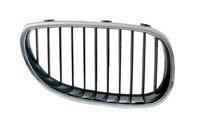 grille, zwart binnenwerk, rechts BMW 5 serie E60/E61, 2003-2012