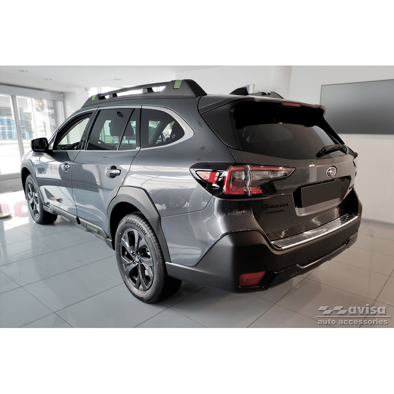 Stainless Steel Rear bumper protector  Subaru Outback (BT) 2020- 'Ribs'