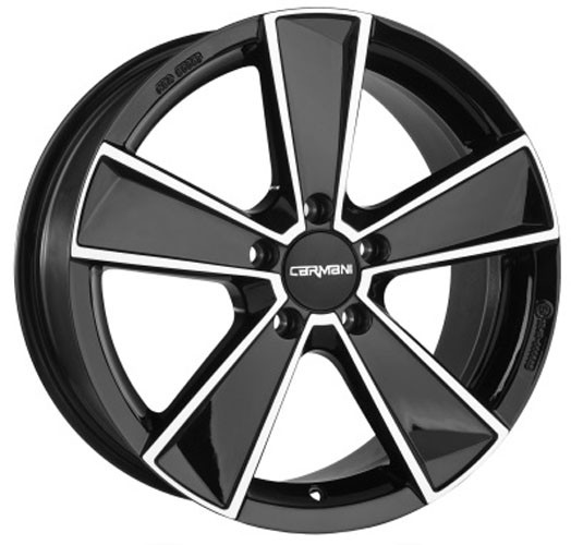 Carmani CA10 Flash 7,5x17 5x112 ET47 black polish Wheels