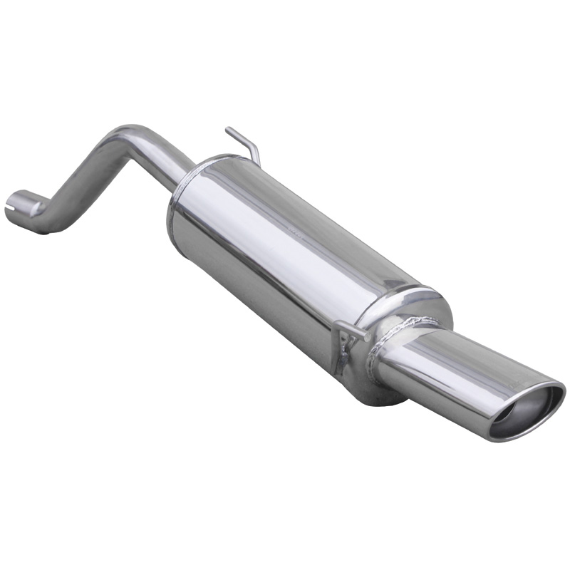 100% Inox Sport Exhaust  Abarth Punto EVO 1.4TB MultiAir (165HP) 2010- 120x80mm