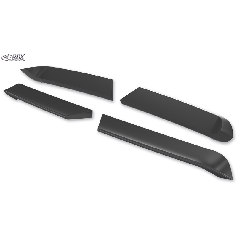 RDX Racedesign Roof spoiler  Renault Master IV / Nissan Interstar 2024- (H2) (with 2 barn doors) (PU)